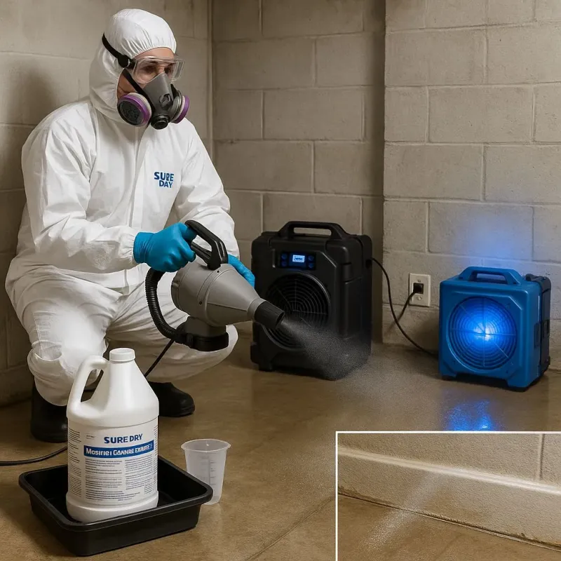 Sanitization and Odor Removal process in Beltsville, MD